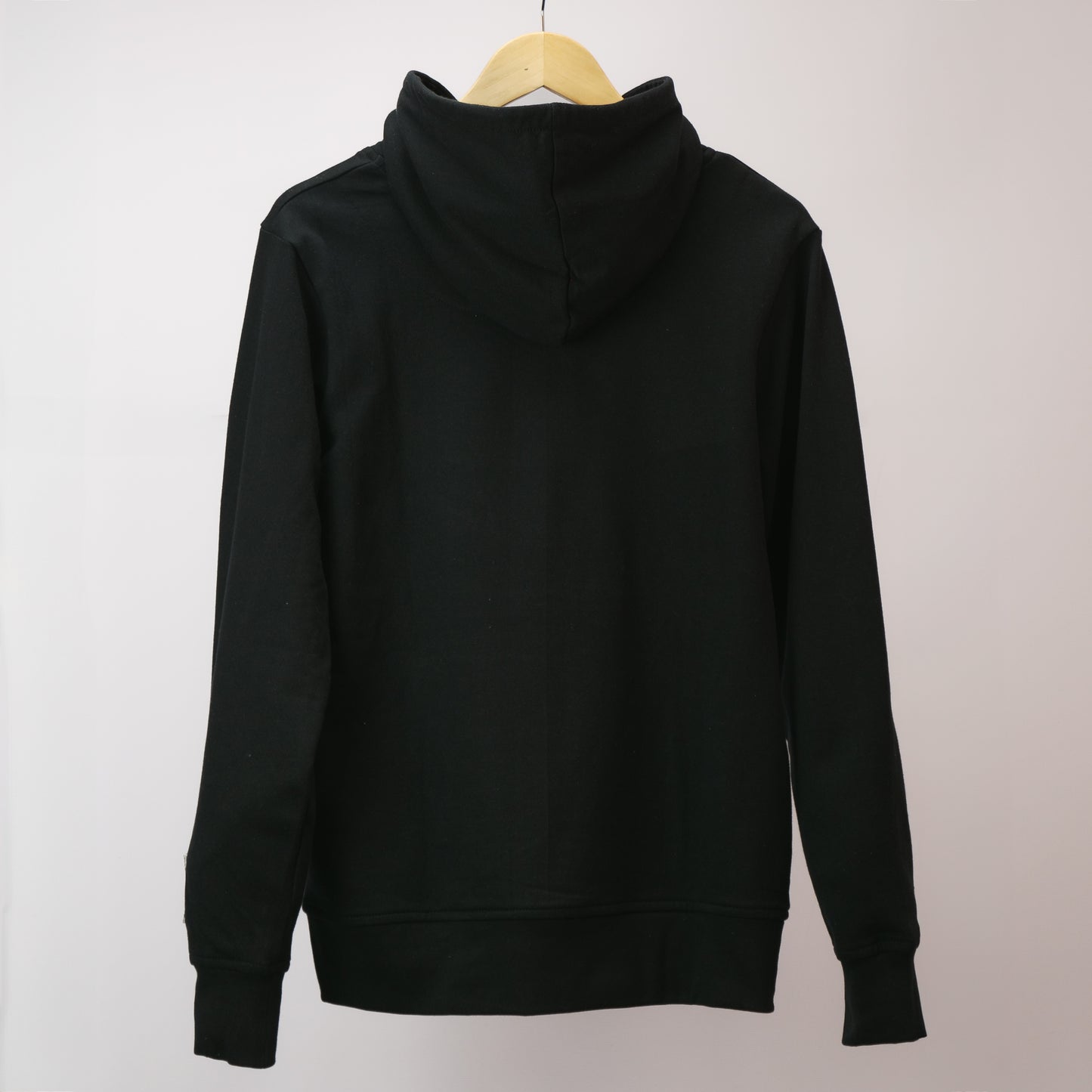 Positive Vibe Tribe Embroidered Black Hoodie