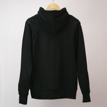 Positive Vibe Tribe Embroidered Black Hoodie