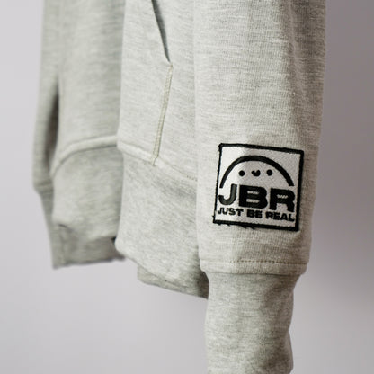 Speak Your Truth Embriodered Grey Hoodie